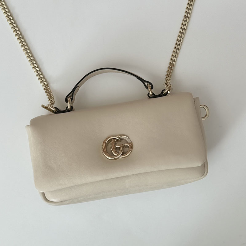 グッチ バッグ 新作 GUCCI GGミラノ ミニ トップハンドルバッグ 806017 AAD5X 9110 ホワイト グッチ ミニハンドバッグ - 画像 (6)