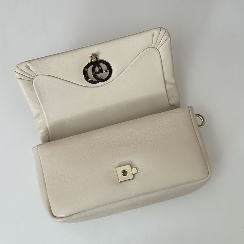 グッチ バッグ 新作 GUCCI GGミラノ ミニ トップハンドルバッグ 806017 AAD5X 9110 ホワイト グッチ ミニハンドバッグ - 画像 (3)