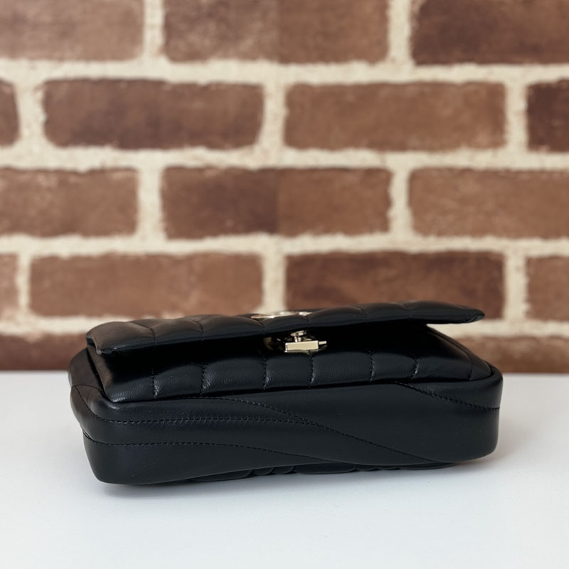 グッチ バッグ 新作 GUCCI GGミラノ ミニ トップハンドルバッグ 806017 AAD71 1000 ブラック グッチ バンブーハンドバッグ - 画像 (7)