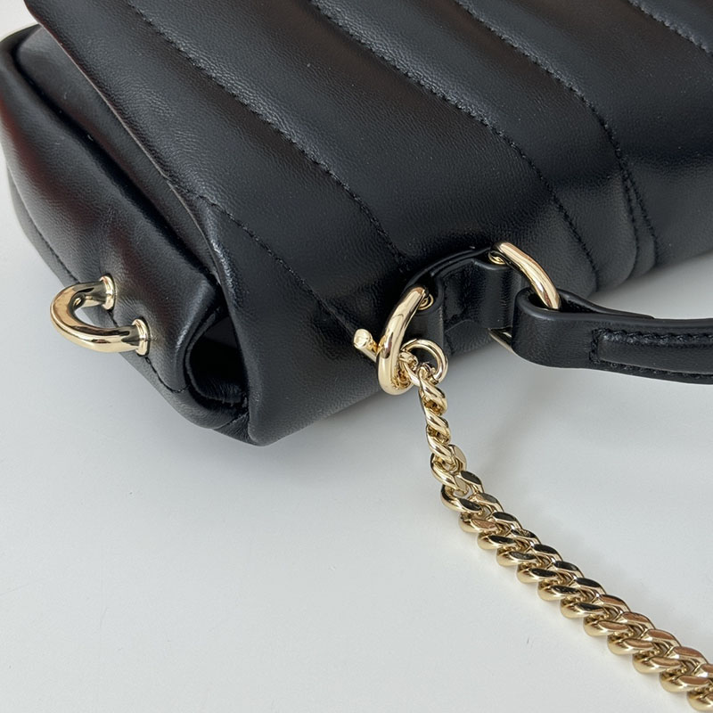 グッチ バッグ 新作 GUCCI GGミラノ ミニ トップハンドルバッグ 806017 AAD71 1000 ブラック グッチ バンブーハンドバッグ - 画像 (4)