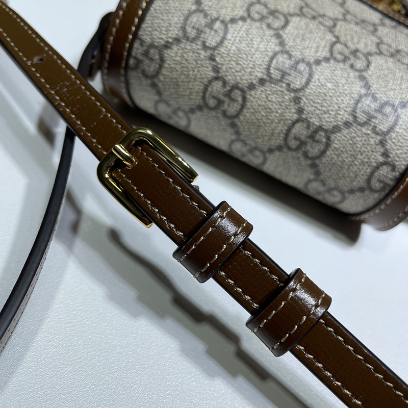 グッチ バッグ 新作 GUCCI ホースビット 1955 ミニバッグ 625615 92TCG 8563 ベージュ/ブラウン グッチ ホースビット 人気 - 画像 (5)