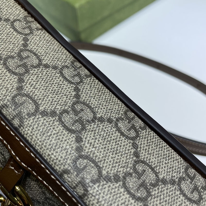 グッチ バッグ 新作 GUCCI ホースビット 1955 ミニバッグ 625615 92TCG 8563 ベージュ/ブラウン グッチ ホースビット 人気 - 画像 (2)