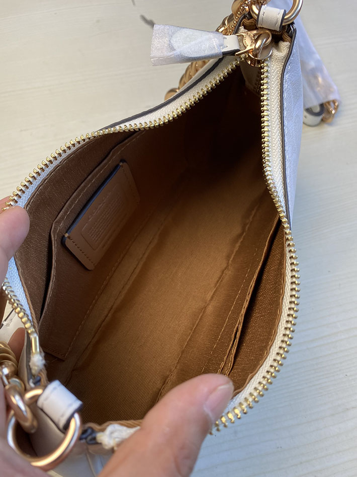 最高級 コーチバッグコピー テリ ショルダー バッグ シグネチャー キャンバス CA548 IMCHK チョーク ゴールド金具 コーチ ショルダーバッグ 小さめ - 画像 (3)