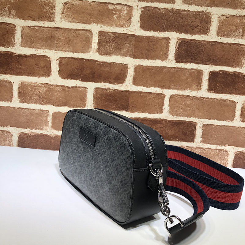 グッチ バッグ 新作 GUCCI メンズ GGスプリーム キャンバス クロスボディバッグ 574886 K5RLN 1095 ブラック/グレー グッチ バッグ メンズ 人気 - 画像 (9)