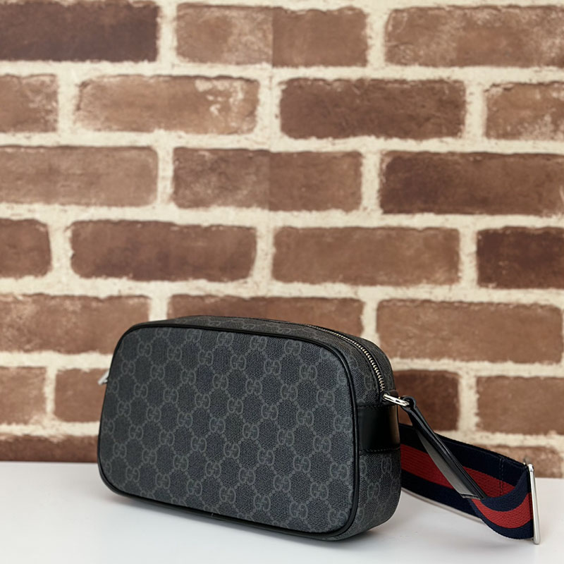 グッチ バッグ 新作 GUCCI GG クロスボディバッグ 792097 FADJA 1042 ブラック/グレー グッチ バッグ メンズ 人気 - 画像 (6)