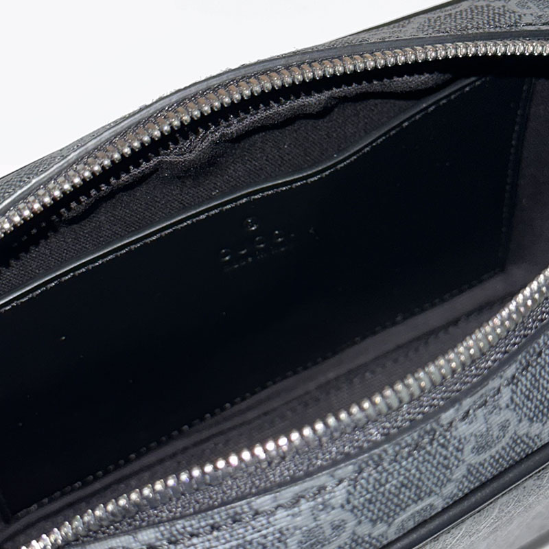 グッチ バッグ 新作 GUCCI GG クロスボディバッグ 792097 FADJA 1042 ブラック/グレー グッチ バッグ メンズ 人気 - 画像 (2)