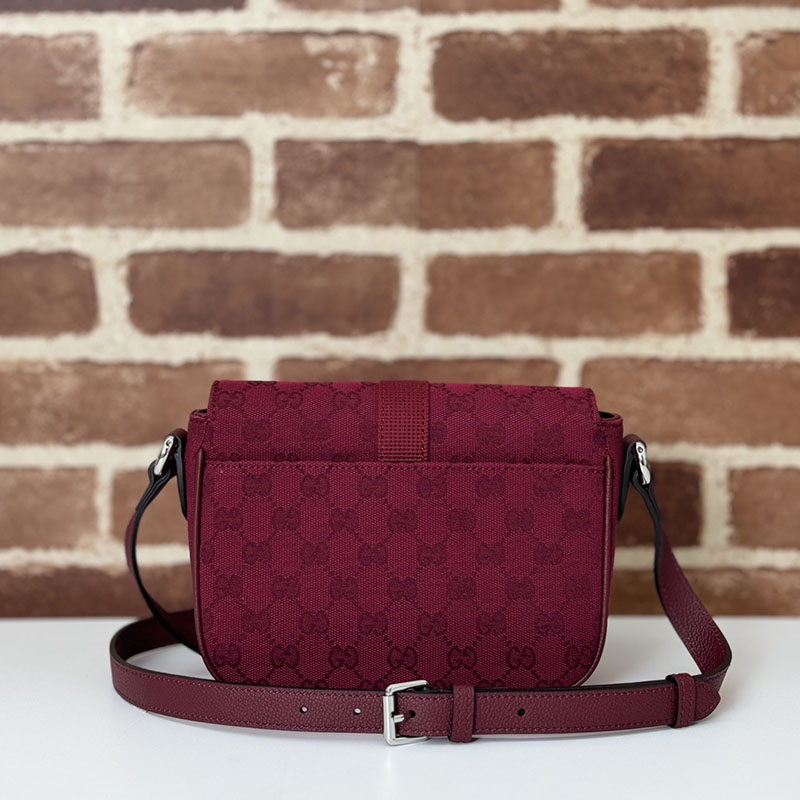 グッチ バッグ 新作 GUCCI GG ミニ クロスボディバッグ 802100 FADUT 6246 ロッソ アンコーラ グッチ ミニバッグ メンズ - 画像 (8)