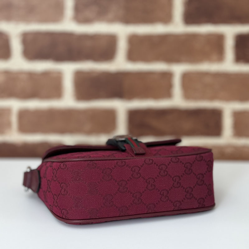 グッチ バッグ 新作 GUCCI GG ミニ クロスボディバッグ 802100 FADUT 6246 ロッソ アンコーラ グッチ ミニバッグ メンズ - 画像 (7)