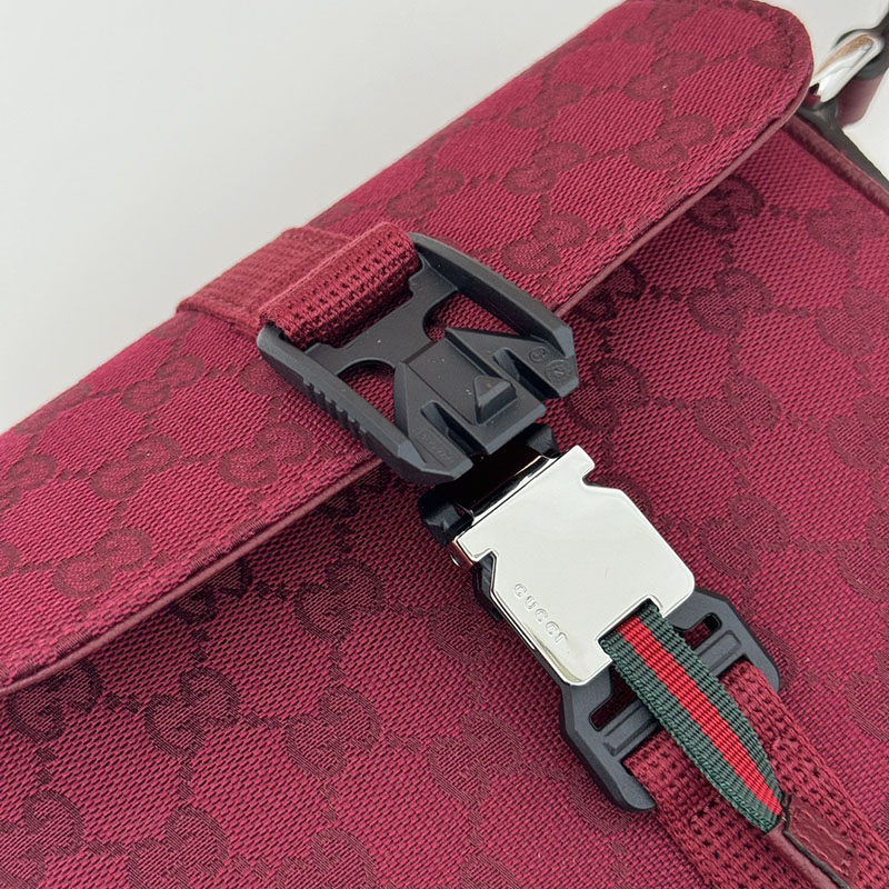 グッチ バッグ 新作 GUCCI GG ミニ クロスボディバッグ 802100 FADUT 6246 ロッソ アンコーラ グッチ ミニバッグ メンズ - 画像 (3)