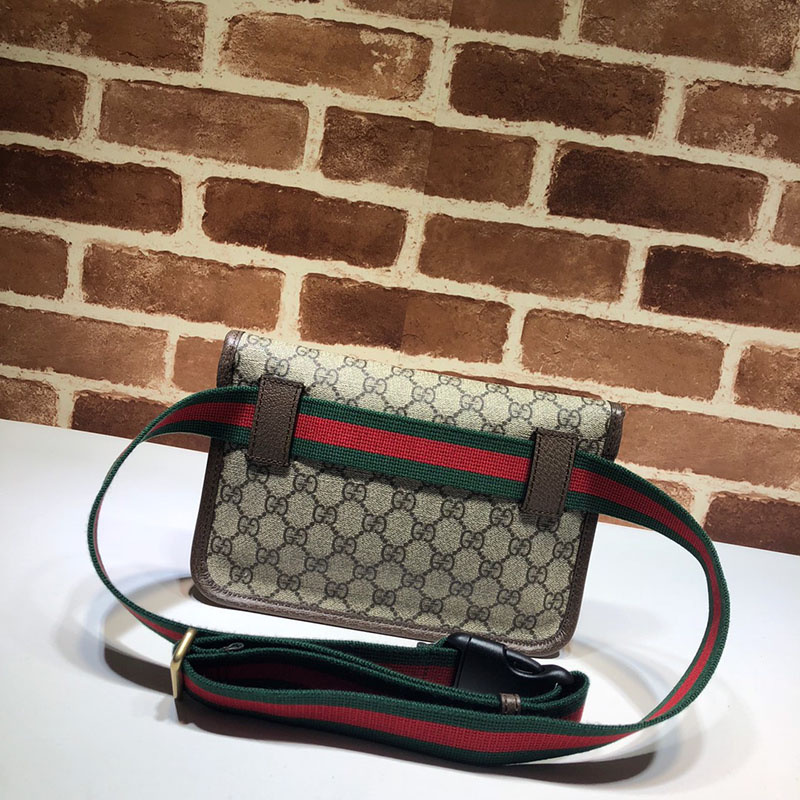 グッチ バッグ 新作 GUCCI ボディーバッグ・ウエストポーチ NEOVINTAGE GGベルトバッグ 493930 9C2VT 8745 ベージュ/ブラウン グッチ ミニバッグ メンズ - 画像 (8)