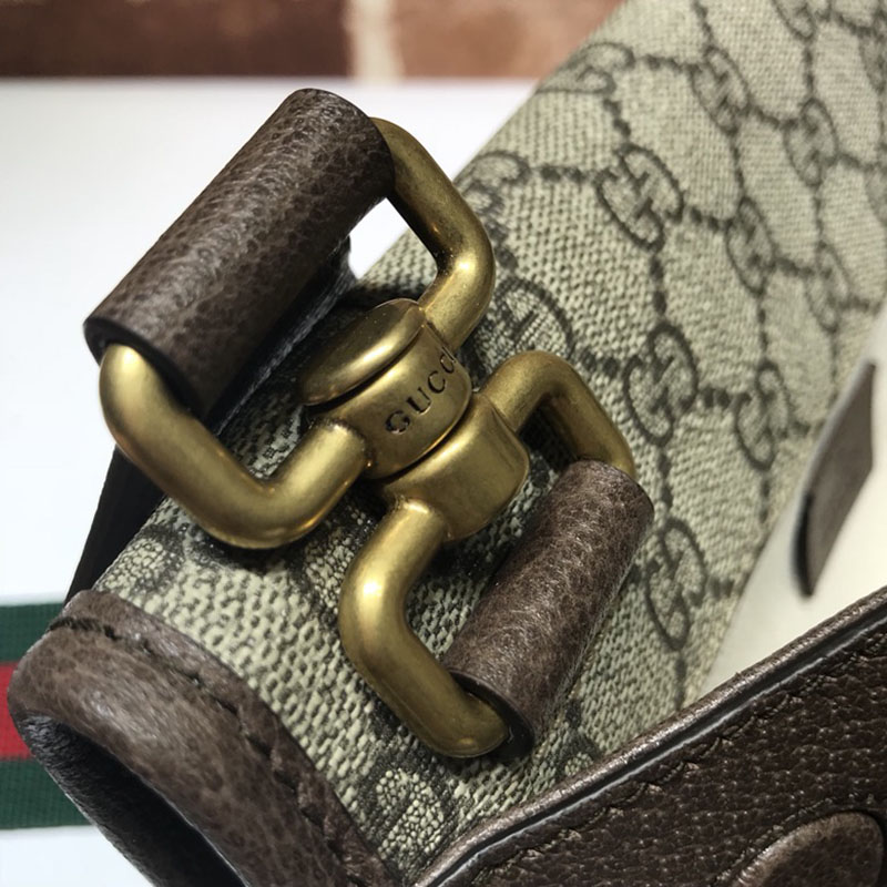 グッチ バッグ 新作 GUCCI キャットヘッド スモール メッセンジャーバッグ 501050 9C2VT 8745 ベージュ/ブラウン メッセンジャーバッグ メンズ 人気ランキング - 画像 (5)