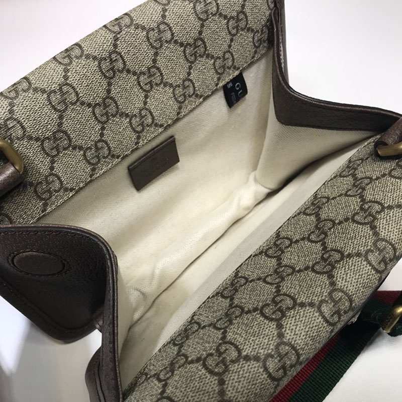 グッチ バッグ 新作 GUCCI キャットヘッド スモール メッセンジャーバッグ 501050 9C2VT 8745 ベージュ/ブラウン メッセンジャーバッグ メンズ 人気ランキング - 画像 (2)