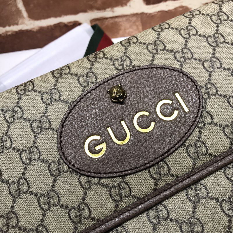 グッチ バッグ 新作 GUCCI GGスプリーム キャットヘッドメッセンジャーバッグ 495654 9C2VT 8745 ベージュ/ブラウン メッセンジャーバッグ メンズ 人気ランキング - 画像 (4)