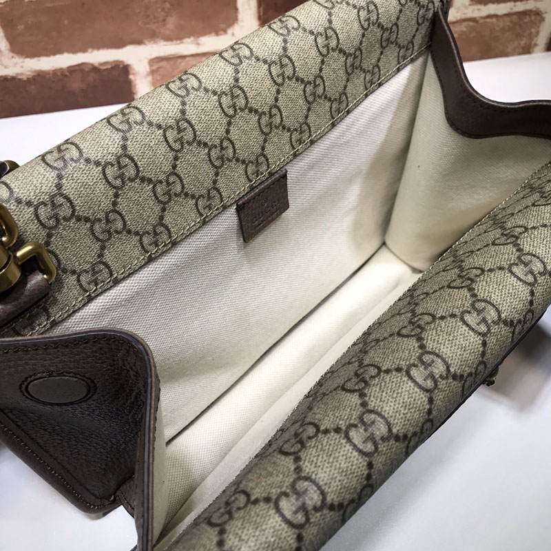 グッチ バッグ 新作 GUCCI GGスプリーム キャットヘッドメッセンジャーバッグ 495654 9C2VT 8745 ベージュ/ブラウン メッセンジャーバッグ メンズ 人気ランキング - 画像 (2)
