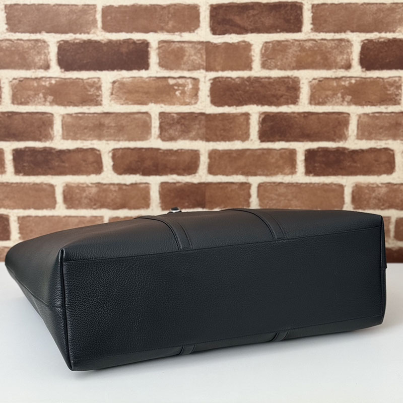 グッチ バッグ 新作 GUCCI ウェブ ストライプ付き ラージ トートバッグ 816753 AAEF6 1042 ブラック トート グッチ バッグ メンズ - 画像 (4)