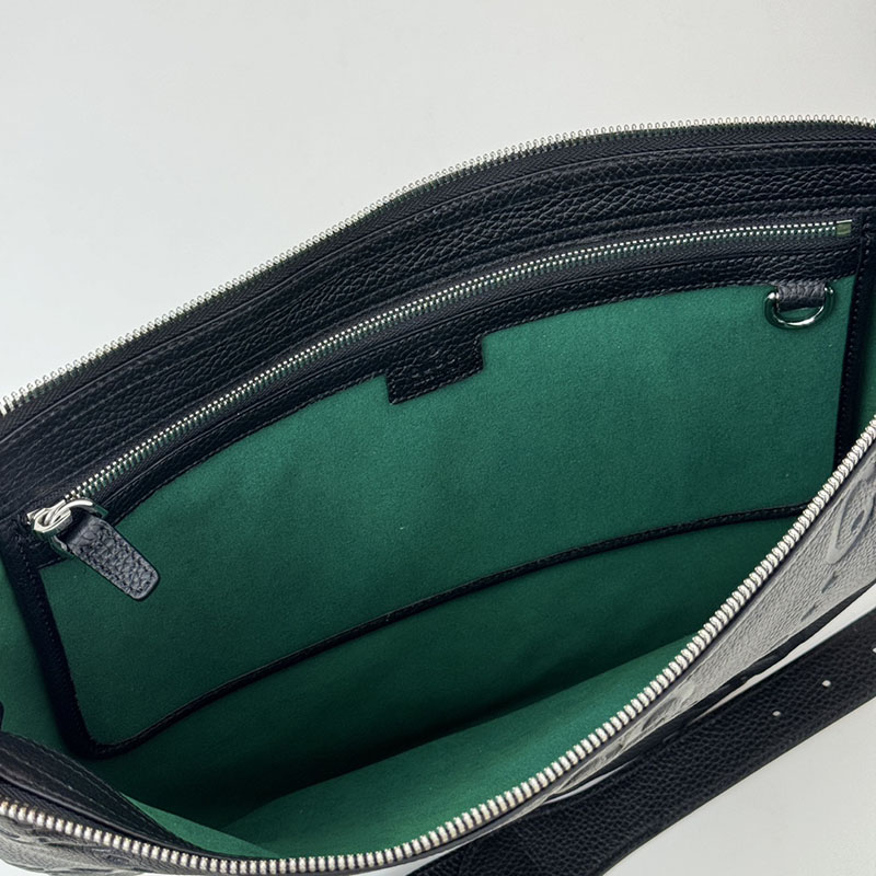 グッチ バッグ 新作 GUCCI グッチB スモール クロスボディバッグ 801887 AAEGD 1042 ブラック ホーボーバッグ メンズ ブランド - 画像 (2)
