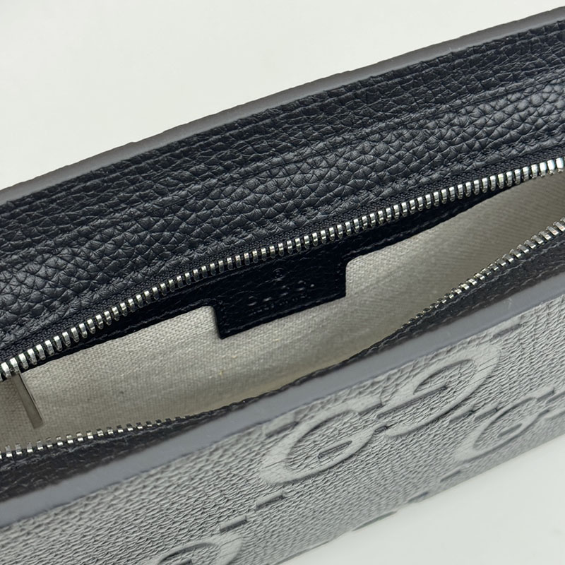 グッチ バッグ 新作 GUCCI ジャンボGG ミニバッグ 795240 AABY0 1000 ブラック グッチ ミニバッグ アウトレット - 画像 (2)