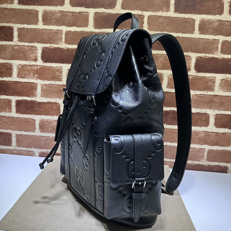 グッチ バッグ 新作 GUCCI メンズ ジャンボGG バックパック 625770 AABZF 1000 ブラック グッチ バックパック メンズ - 画像 (9)