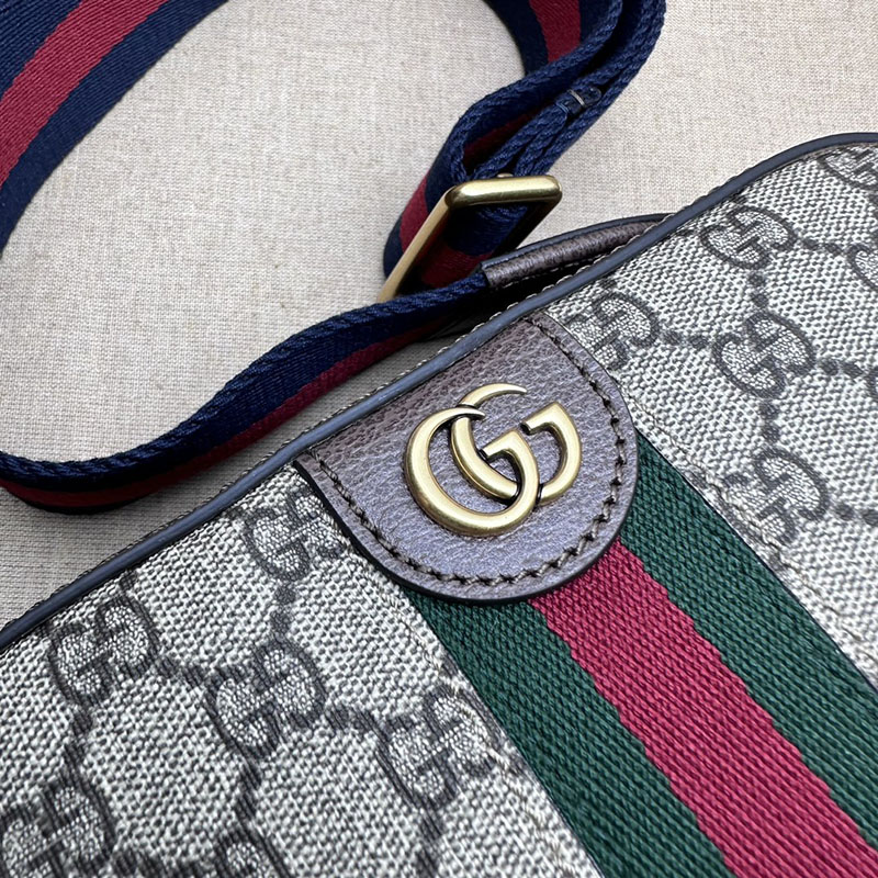 グッチ バッグ 新作 GUCCI オフィディア スモール クロスボディバッグ 752591 FACFW 8920 ベージュ/ブラウン グッチ バッグ メンズ ショルダー - 画像 (6)