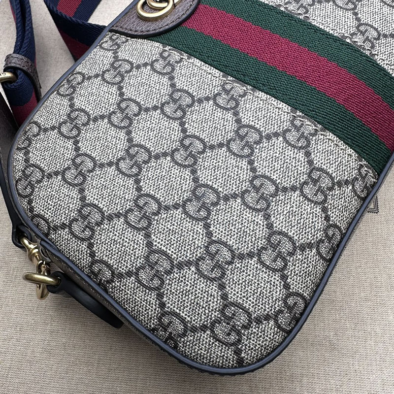 グッチ バッグ 新作 GUCCI オフィディア スモール クロスボディバッグ 752591 FACFW 8920 ベージュ/ブラウン グッチ バッグ メンズ ショルダー - 画像 (5)