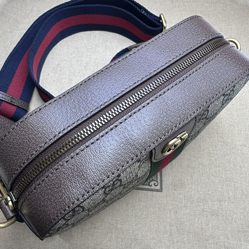 グッチ バッグ 新作 GUCCI オフィディア スモール クロスボディバッグ 752591 FACFW 8920 ベージュ/ブラウン グッチ バッグ メンズ ショルダー - 画像 (4)