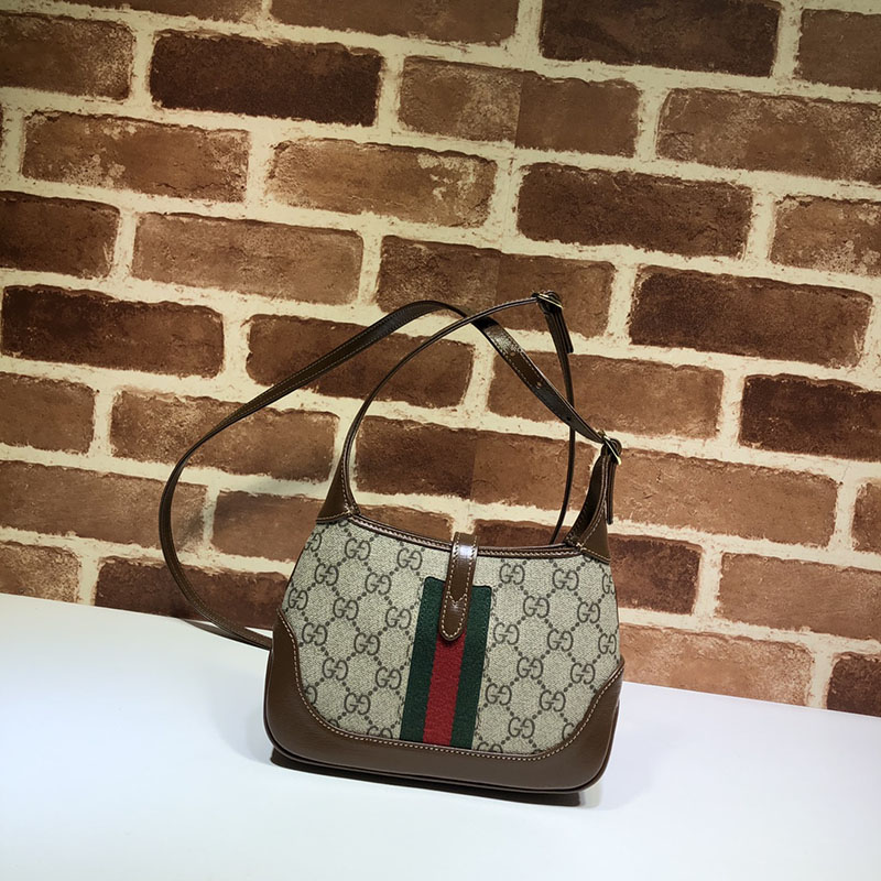 グッチ バッグ 新作 GUCCI ジャッキー 1961 ミニ バッグ 637092 HUHHG 8565 ベージュ/ブラウン レディース グッチ ミニバッグ 人気 - 画像 (8)