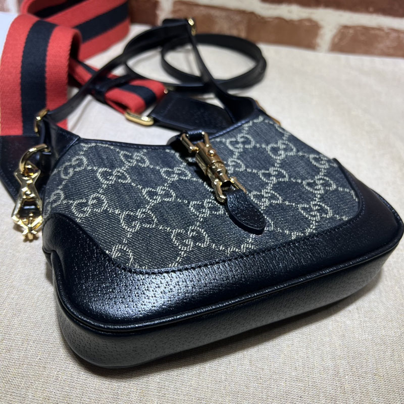 グッチ バッグ 新作 GUCCI GGジャッキー1961ミニショルダーバッグ 685127 UN3AG 1294 ブラック/グレー グッチ ジャッキー 使い勝手 - 画像 (7)