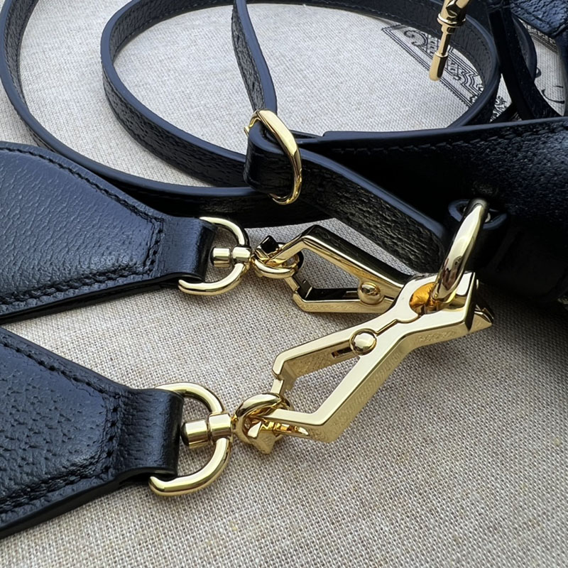 グッチ バッグ 新作 GUCCI GGジャッキー1961ミニショルダーバッグ 685127 UN3AG 1294 ブラック/グレー グッチ ジャッキー 使い勝手 - 画像 (4)