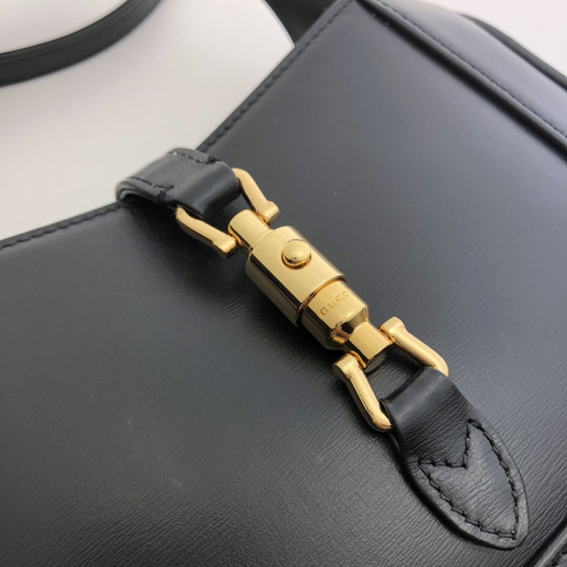 グッチ バッグ 新作 GUCCI レディース ジャッキー 1961 ミニ バッグ 637091 10O0G 1000 ブラック グッチ 人気ランキング - 画像 (6)