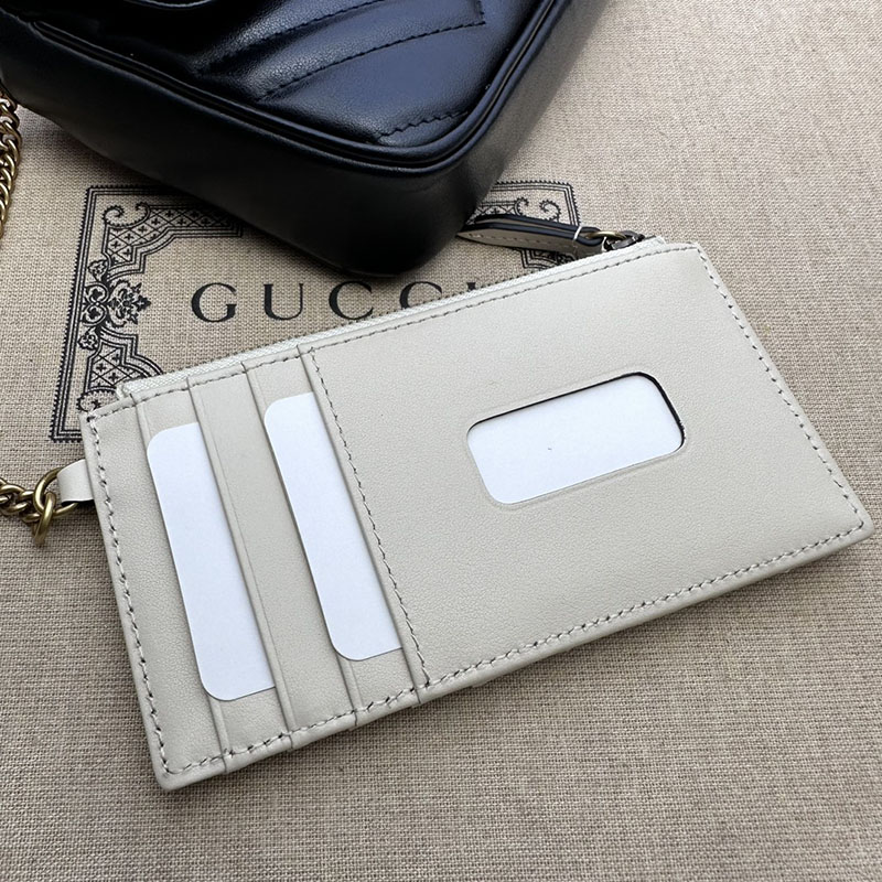 グッチ バッグ 新作 GUCCI GGマーモント スーパーミニバッグ 751526 AACCE 1061 ブラック 流行り廃りのないブランドバッグ - 画像 (3)