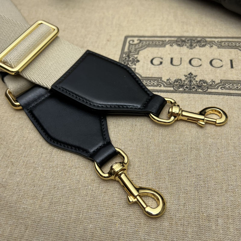 グッチ バッグ 新作 GUCCI GG MATELASSÉ SMALL SHOULDER BAG 724529 UM8HG 1046 ブラック ブランドバッグ アウトレット - 画像 (3)