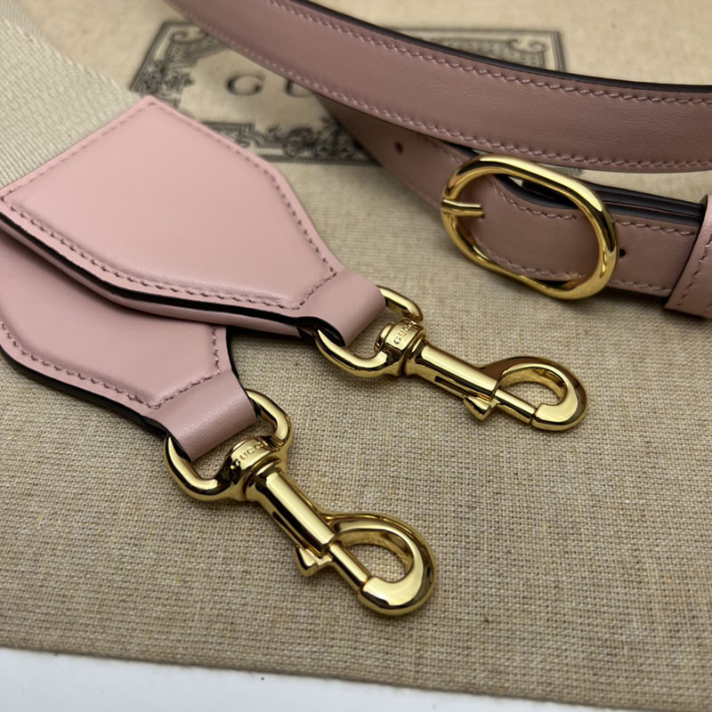 グッチ バッグ 新作 GUCCI GG MATELASSÉ SMALL SHOULDER BAG 724529 UM8HG 5823 ピンク ブランドバッグ アウトレット - 画像 (3)