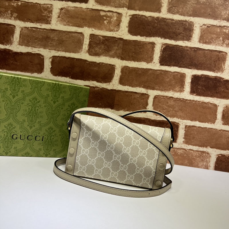 グッチ バッグ 新作 GUCCI グッチ ホースビット 1955 ミニバッグ 699296 UULBG 9683 ベージュ/ホワイト ブランドバッグ アウトレット 激安 - 画像 (5)