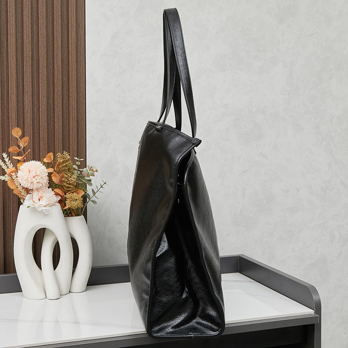 最高級 バレンシアガバッグコピー SHOPPER ガーメント トートバッグ 8116072ABH61090 ブラック ゴールド金具 バレンシアガ トートバッグ メンズ - 画像 (9)