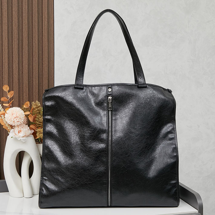 最高級 バレンシアガバッグコピー SHOPPER ガーメント トートバッグ 8116072ABH61090 ブラック ゴールド金具 バレンシアガ トートバッグ メンズ - 画像 (8)