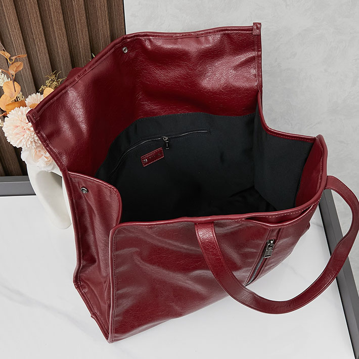 最高級 バレンシアガバッグコピー SHOPPER ガーメント トートバッグ 8116072ABH66034 バーガンディ シルバー金具 バレンシアガ トートバッグ メンズ - 画像 (2)