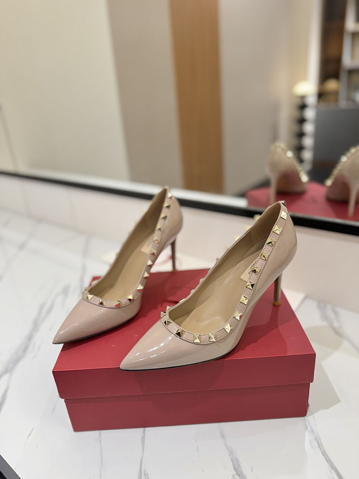 最高級ヴァレンティノスーパーコピー ヴァレンティノパンプスコピー VALENTINO 靴 2517339 ダスティピンク ヴァレンティノ風 パンプス - 画像 (9)