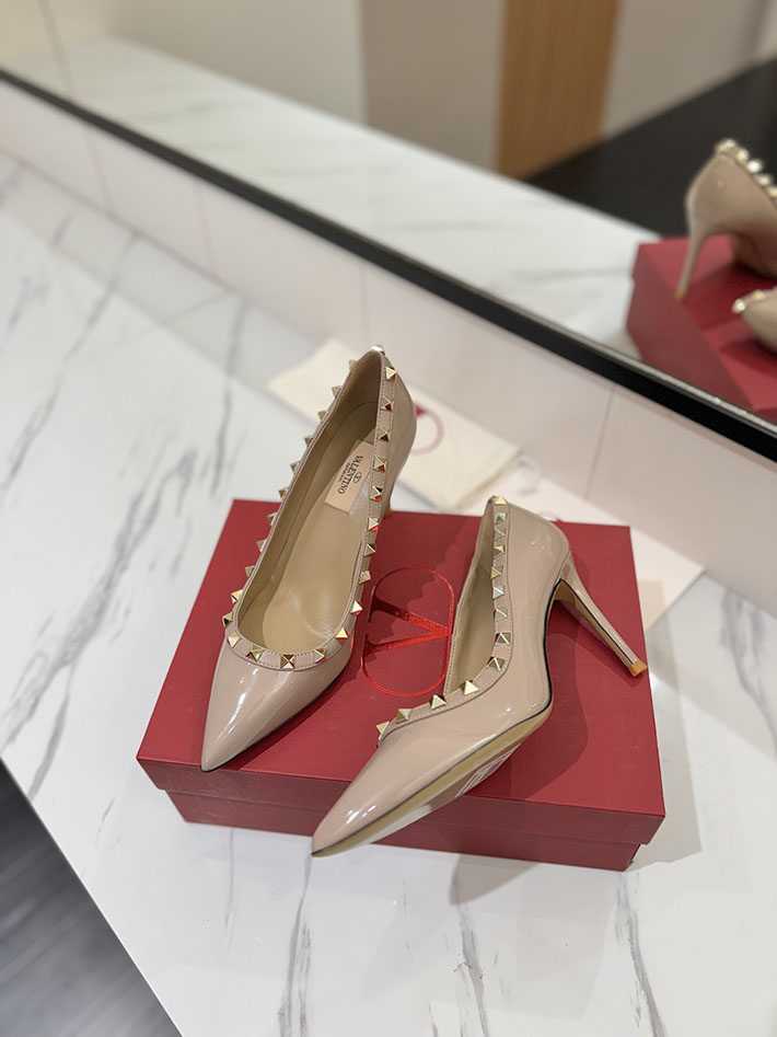 最高級ヴァレンティノスーパーコピー ヴァレンティノパンプスコピー VALENTINO 靴 2517339 ダスティピンク ヴァレンティノ風 パンプス - 画像 (7)