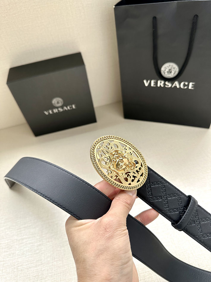最高級ヴェルサーチェスーパーコピー ヴェルサーチェベルトコピー ブラック 38MM ゴールド金具 2517363 ヴェルサーチ ベルト 激安 - 画像 (9)