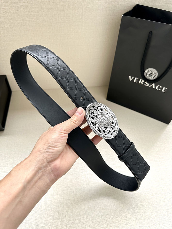 最高級ヴェルサーチェスーパーコピー ヴェルサーチェベルトコピー ブラック 38MM ゴールド金具 2517363 ヴェルサーチ ベルト 激安 - 画像 (5)