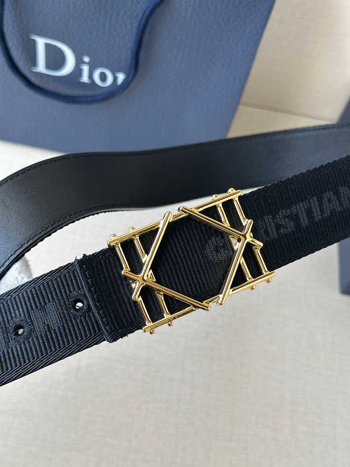 最高級ディオールスーパーコピー ディオールベルトコピー ベルトメンズ 2517372 ブラック ゴールド金具 ディオール ベルト コーデ - 画像 (9)