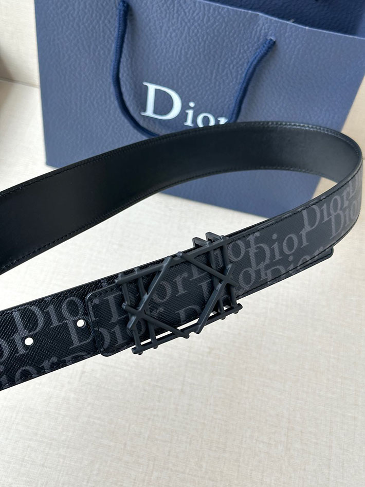 最高級ディオールスーパーコピー ディオールベルトコピー ベルトメンズ 2517374 ブラック ブラック金具 Dior ベルト アウトレット - 画像 (6)