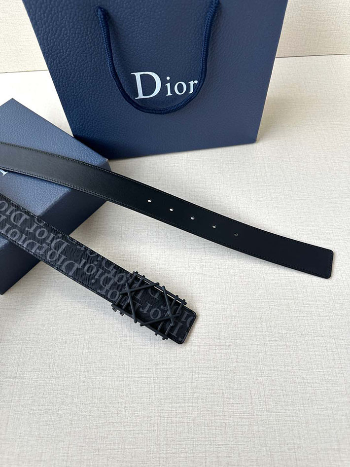 最高級ディオールスーパーコピー ディオールベルトコピー ベルトメンズ 2517374 ブラック ブラック金具 Dior ベルト アウトレット - 画像 (4)