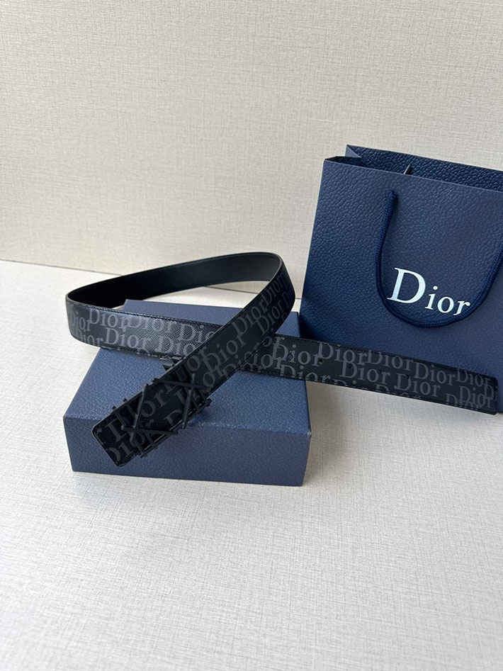 最高級ディオールスーパーコピー ディオールベルトコピー ベルトメンズ 2517374 ブラック ブラック金具 Dior ベルト アウトレット - 画像 (3)