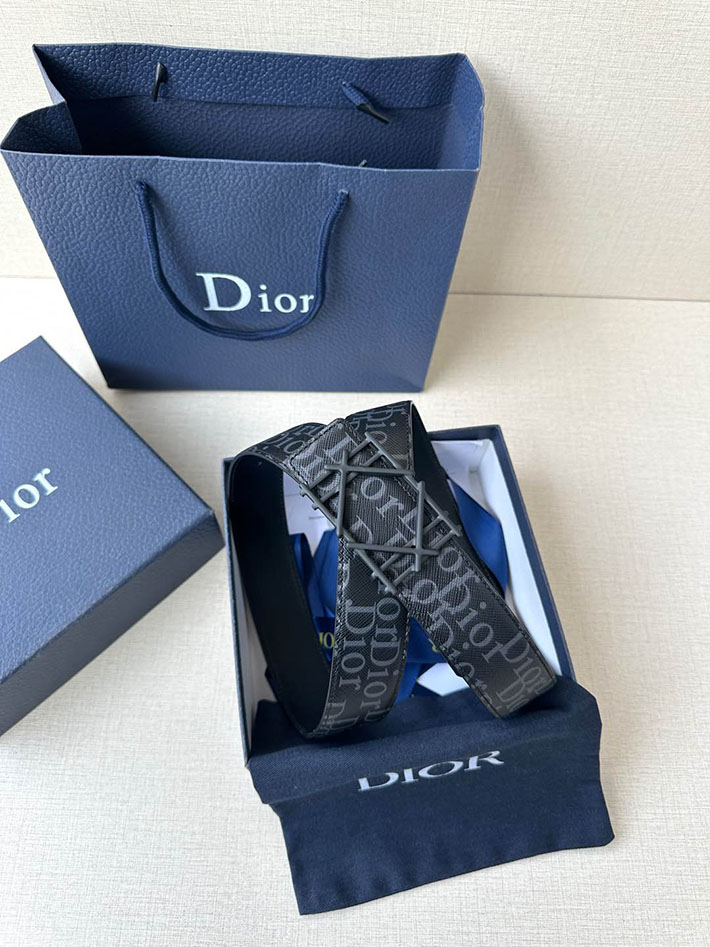 最高級ディオールスーパーコピー ディオールベルトコピー ベルトメンズ 2517374 ブラック ブラック金具 Dior ベルト アウトレット - 画像 (2)