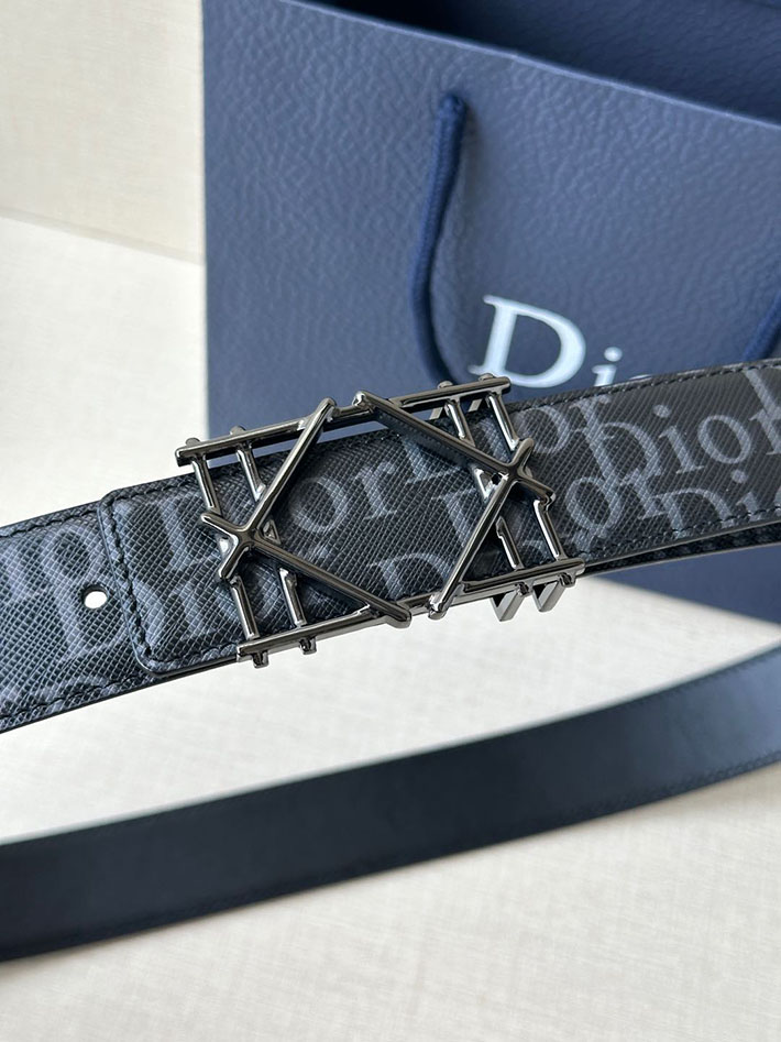 最高級ディオールスーパーコピー ディオールベルトコピー ベルトメンズ 2517375 ブラック ゴールド金具 Dior ベルト アウトレット - 画像 (9)