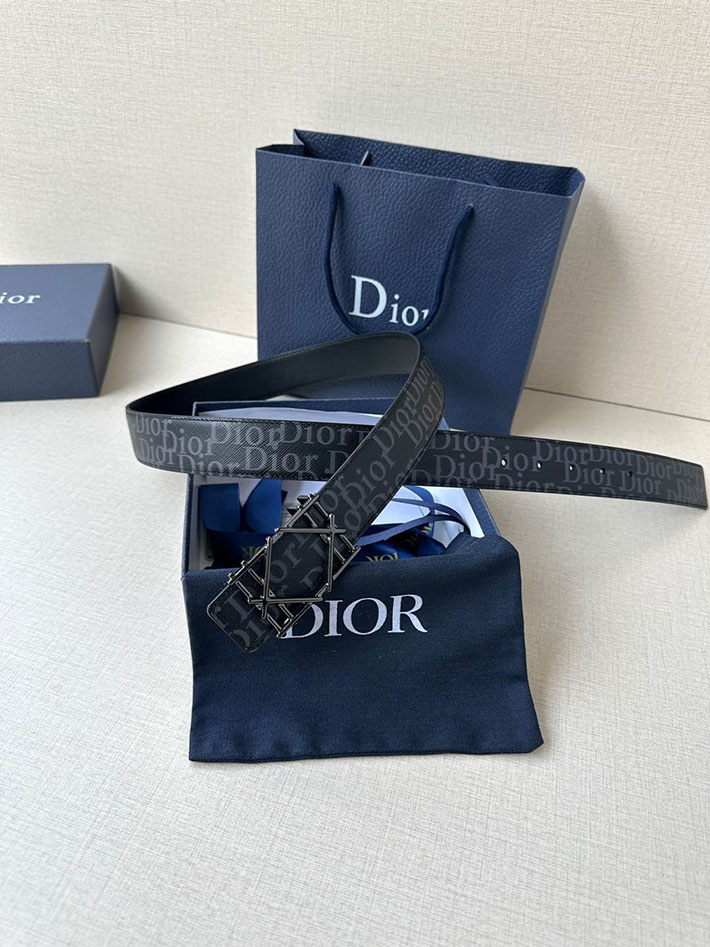 最高級ディオールスーパーコピー ディオールベルトコピー ベルトメンズ 2517375 ブラック ゴールド金具 Dior ベルト アウトレット - 画像 (8)