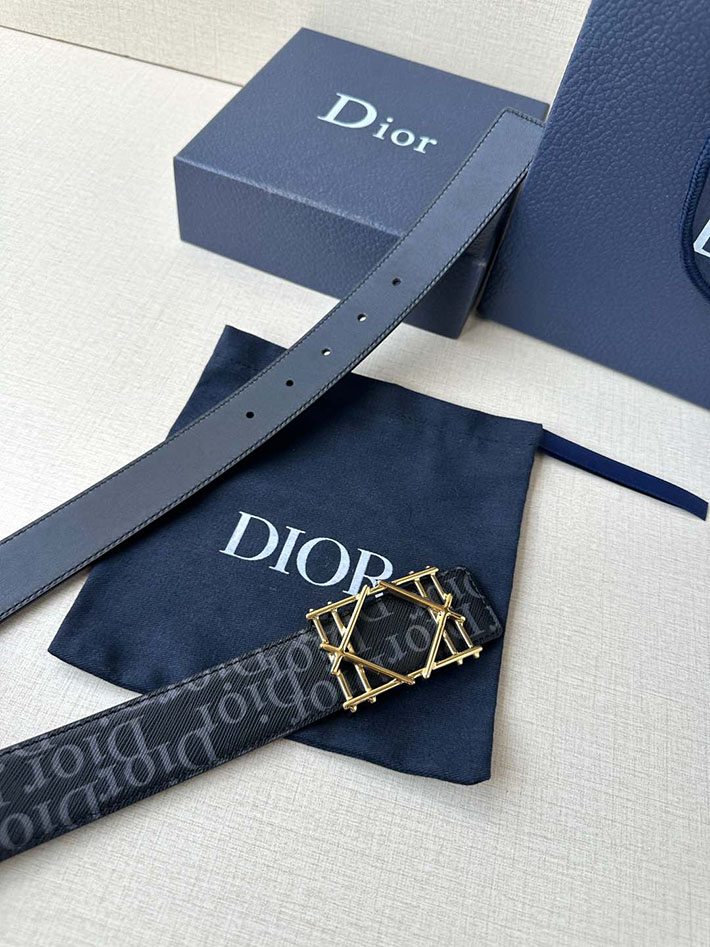 最高級ディオールスーパーコピー ディオールベルトコピー ベルトメンズ 2517375 ブラック ゴールド金具 Dior ベルト アウトレット - 画像 (5)