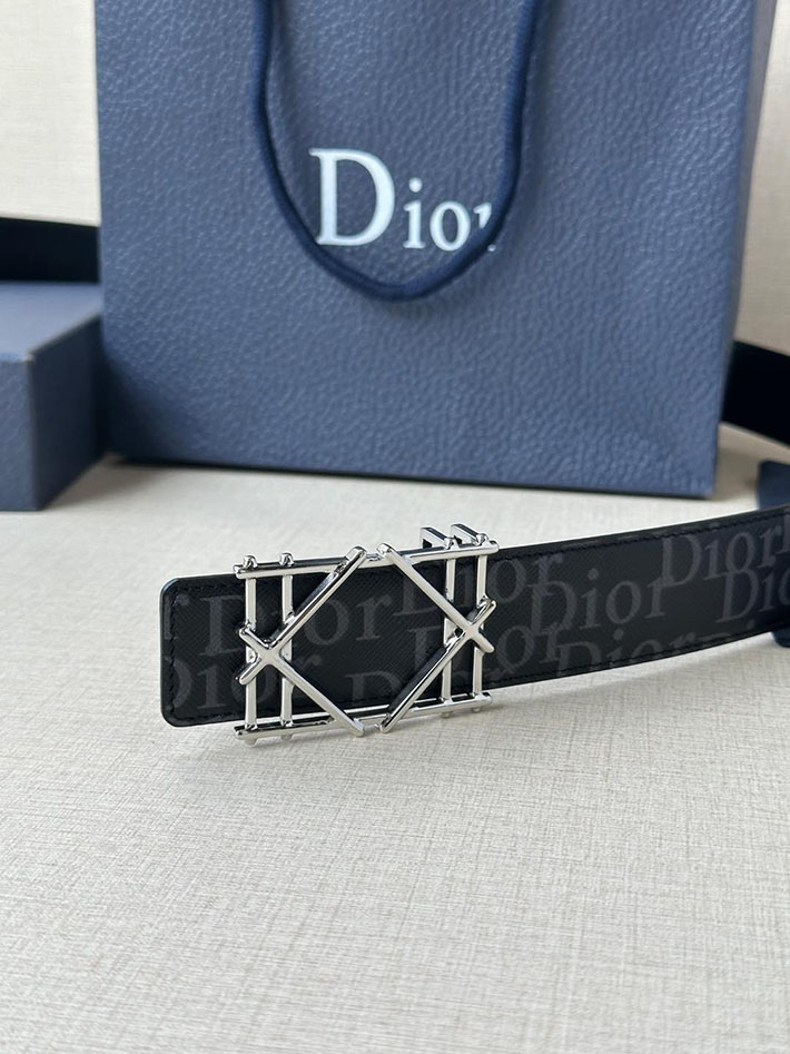 最高級ディオールスーパーコピー ディオールベルトコピー ベルトメンズ 2517375 ブラック ゴールド金具 Dior ベルト アウトレット - 画像 (2)