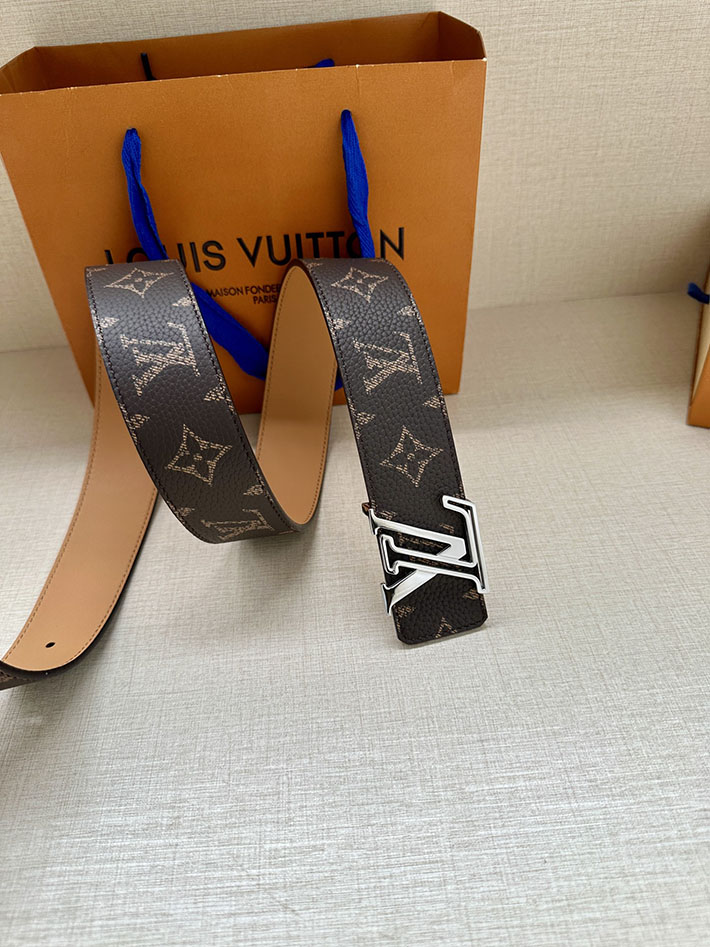 最高級ルイヴィトンスーパーコピー ルイヴィトンベルトコピー ベルトメンズ 2517376 ブラウン シルバー金具 ルイヴィトン 新作 ベルト メンズ - 画像 (7)